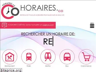 horaires.co