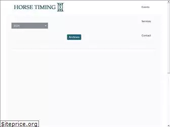 horse-timing.com