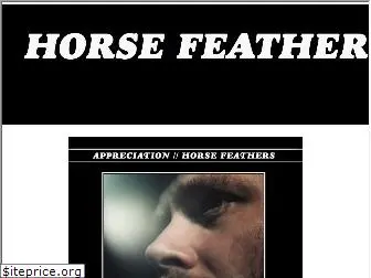 horsefeatherstheband.com