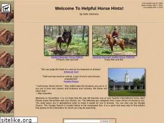 horsehints.org