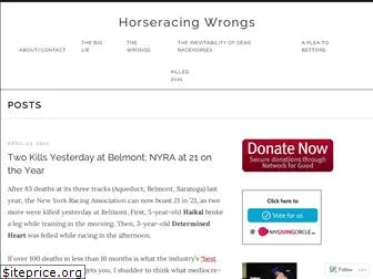horseracingwrongs.com