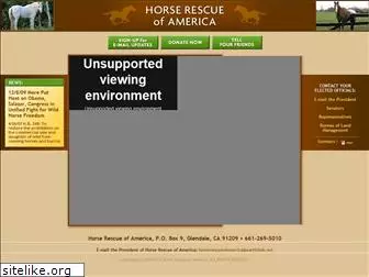 horserescueofamerica.org