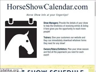 horseshowcalendar.com