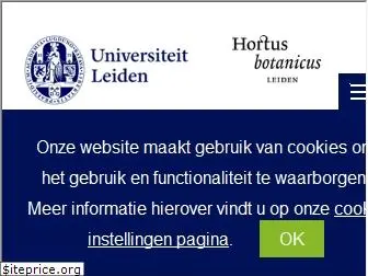 hortus.leidenuniv.nl