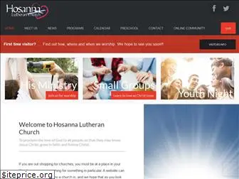 hosannalutheran.com