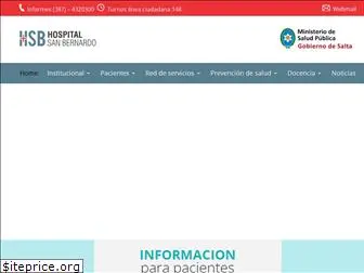 hospitalsanbernardo.com.ar