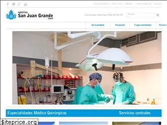 hospitalsanjuangrande.es