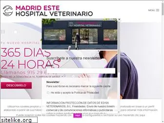 hospitalveterinariomadrideste.com