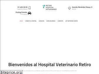 hospitalveterinarioretiro.com