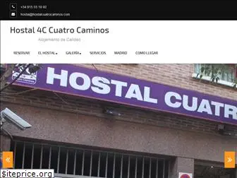 hostalcuatrocaminos.com