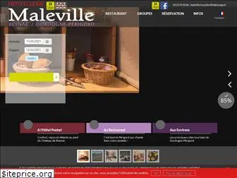 hostellerie-maleville.com