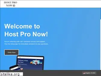 hostpronow.com