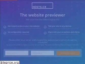 hosts.cx