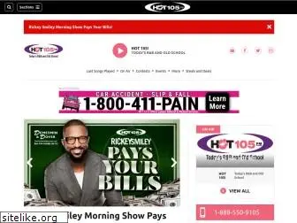 hot105fm.com