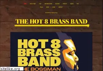 hot8brassband.com