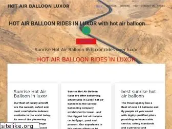 hotairballoonsinluxor.com