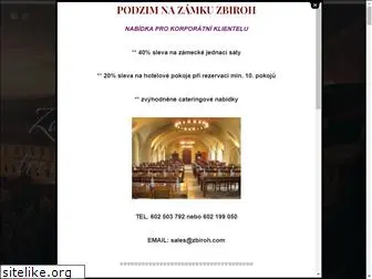 hotel-chateau-zbiroh.com
