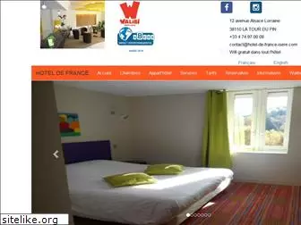 hotel-de-france-isere.com