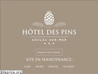 hotel-des-pins.com