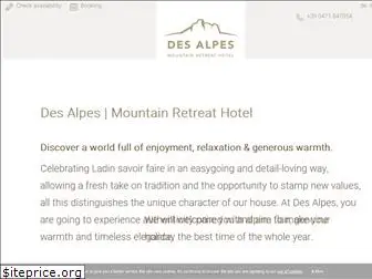 hotel-desalpes.com