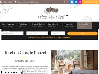 hotel-du-clos.com