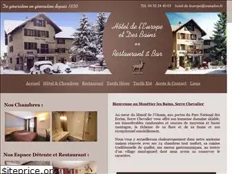 hotel-europe-monetier.com