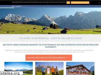 hotel-franziska-mittenwald.de