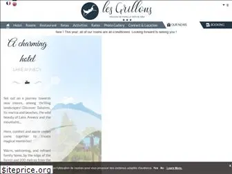 hotel-grillons.com