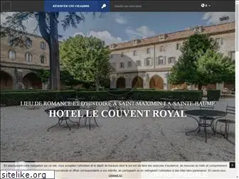 hotel-lecouventroyal.fr