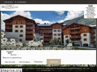 hotel-montvallon-menuires.com