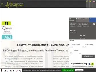 hotel-restau-archambeau.com