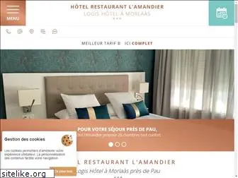 hotel-restaurant-lamandier.com