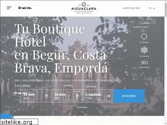 hotelaiguaclarabegur.com