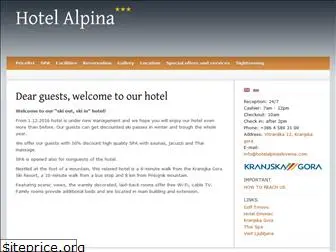 hotelalpinaslovenia.com