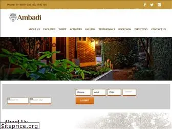 hotelambadi.com