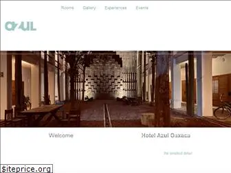 hotelazuloaxaca.com