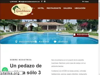 hotelcasablancahuacho.com