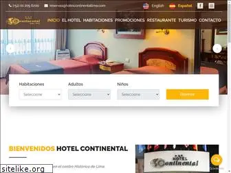 hotelcontinentallima.com