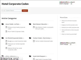 hotelcorporatecodes.com