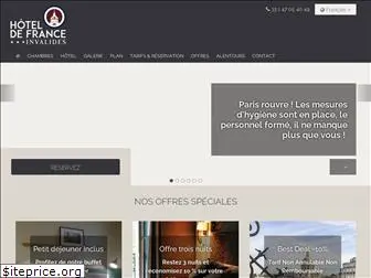 hoteldefrance.com