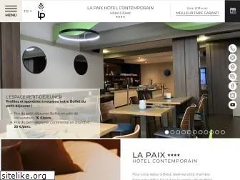 hoteldelapaix-brest.com
