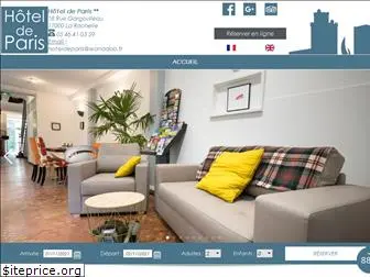 hoteldeparislarochelle.com