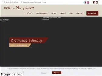 hoteldesmarquisats.com