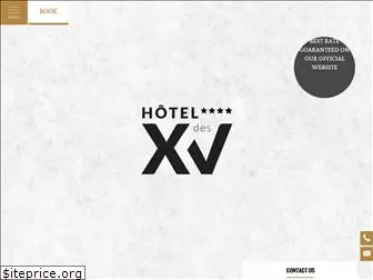 hoteldesxv.com