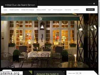 hotelducdesaintsimon.com