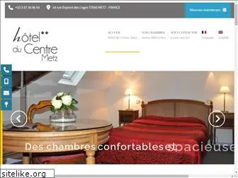 hotelducentremetz.com