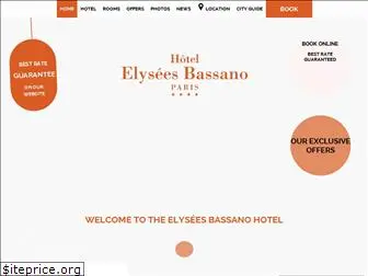 hotelelyseesbassanoparis.com