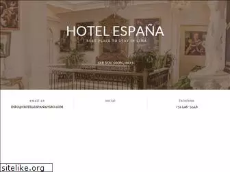 hotelespanaperu.com