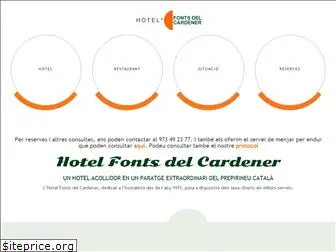 hotelfontsdelcardener.com