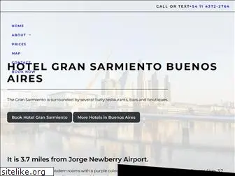 hotelgransarmientoba.com